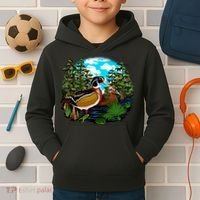 Wildlife - Ducks Portrait Kids Hoodie thumb 2