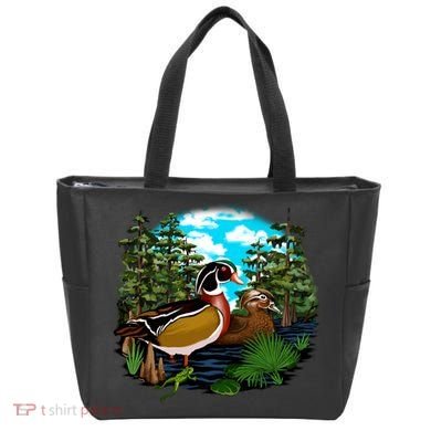 Wildlife - Ducks Portrait Tote Bag