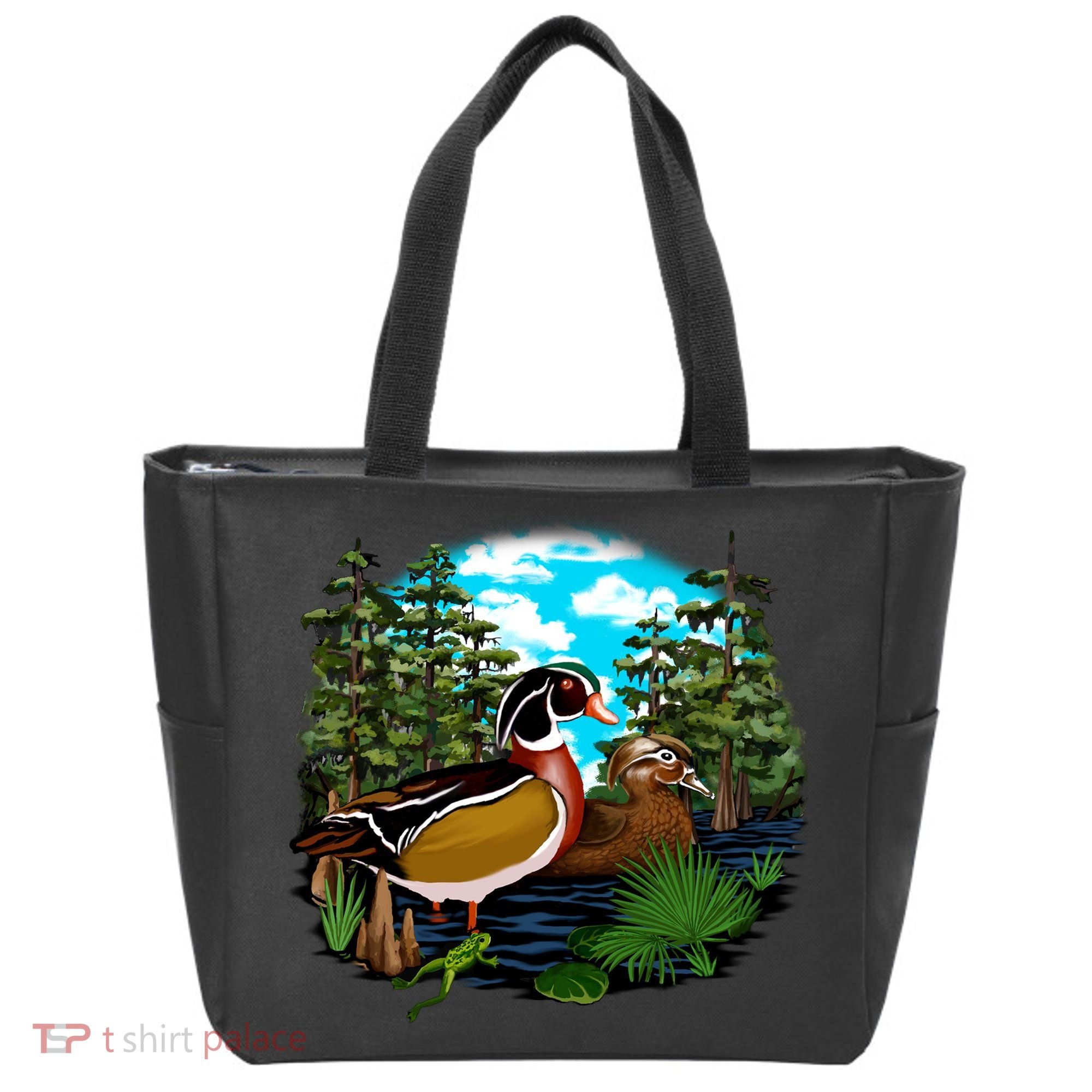 Wildlife - Ducks Portrait Tote Bag