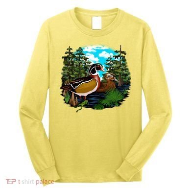 Wildlife - Ducks Portrait Long Sleeve Shirt