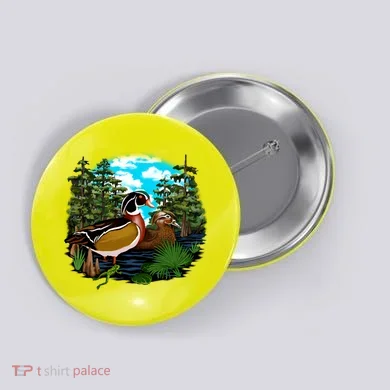 Wildlife - Ducks Portrait Button