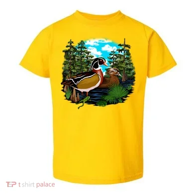 Wildlife - Ducks Portrait Toddler T-Shirt