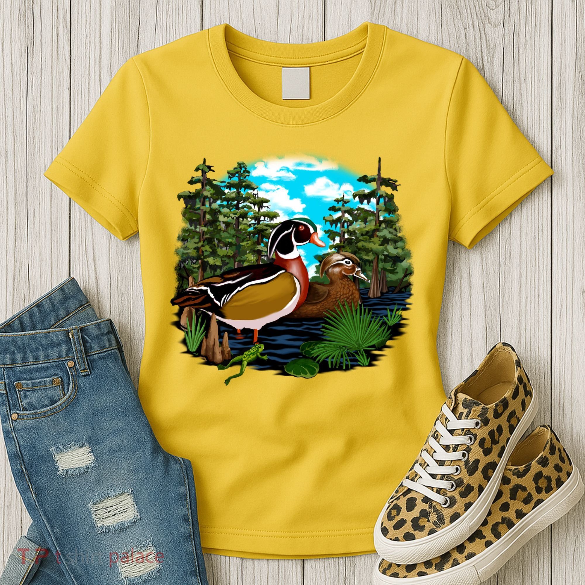 Wildlife - Ducks Portrait Women's T-Shirt