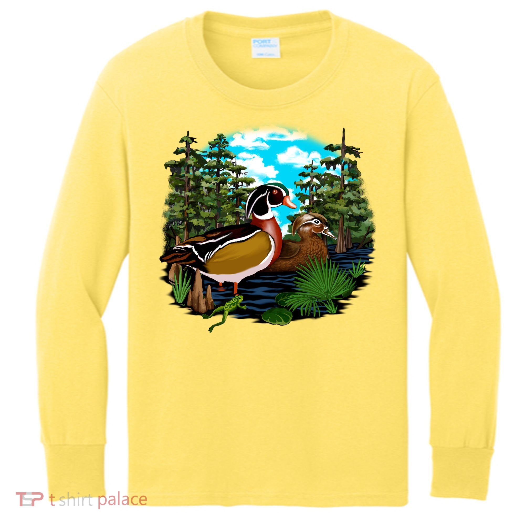Wildlife - Ducks Portrait Kids Long Sleeve Shirt