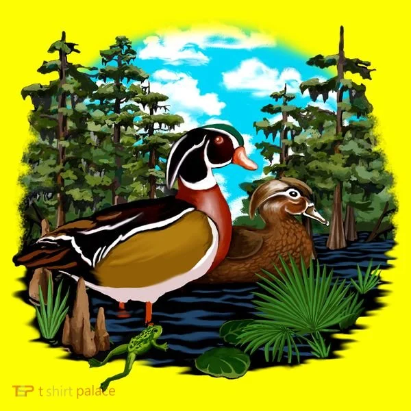 Wildlife - Ducks Portrait Kids Long Sleeve Shirt