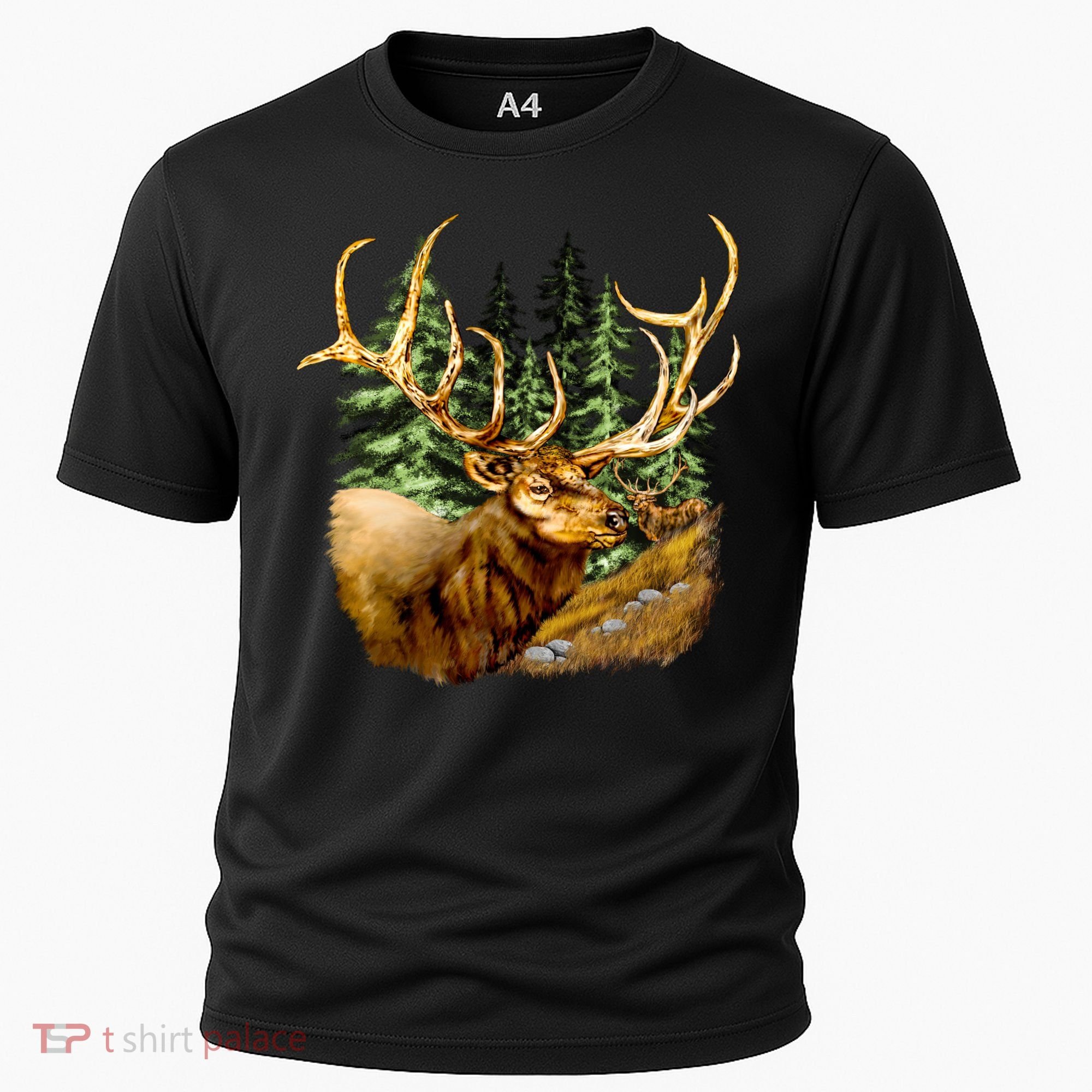 Wildlife - Elk Portrait Cooling Performance Crew T-Shirt