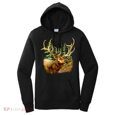 Wildlife - Elk Portrait Women's Hoodie