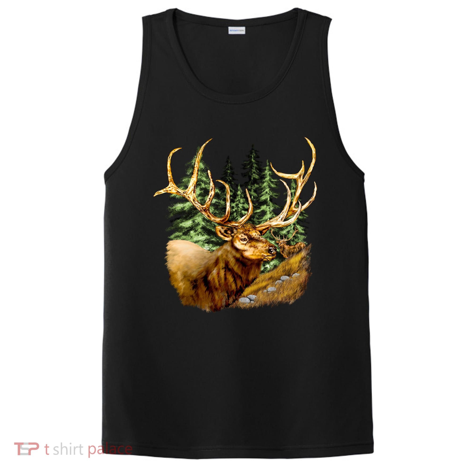 Wildlife - Elk Portrait PosiCharge Competitor Tank