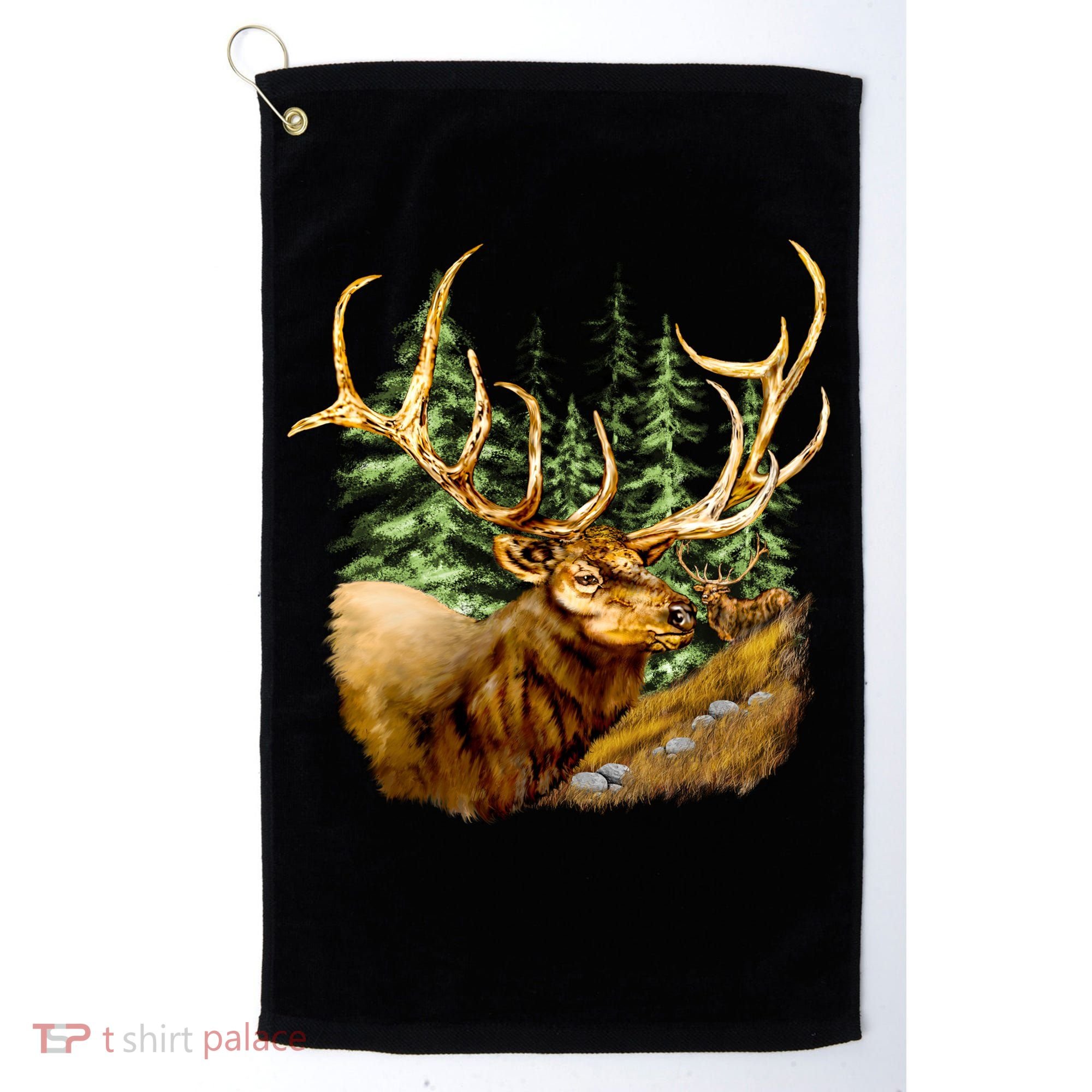 Wildlife - Elk Portrait Golf Towel