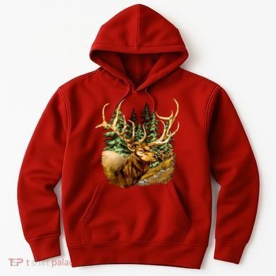 Wildlife - Elk Portrait Hoodie