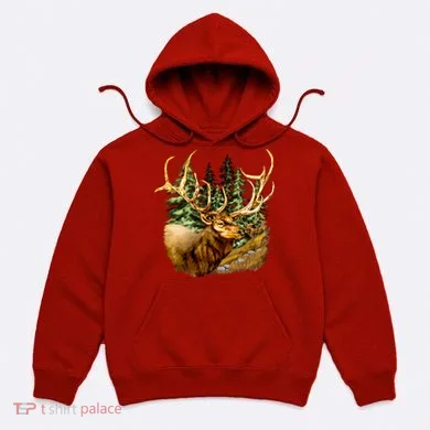 Wildlife - Elk Portrait Hoodie