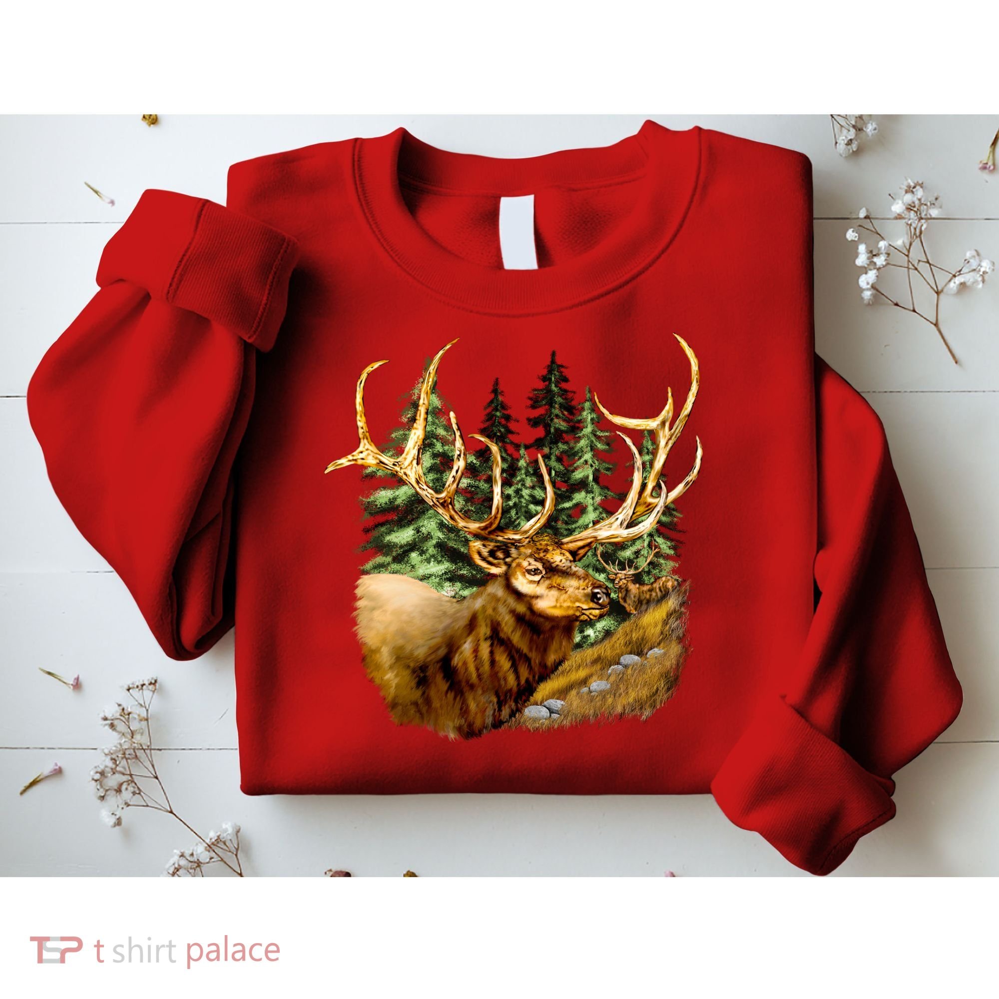 Wildlife - Elk Portrait Sweatshirt