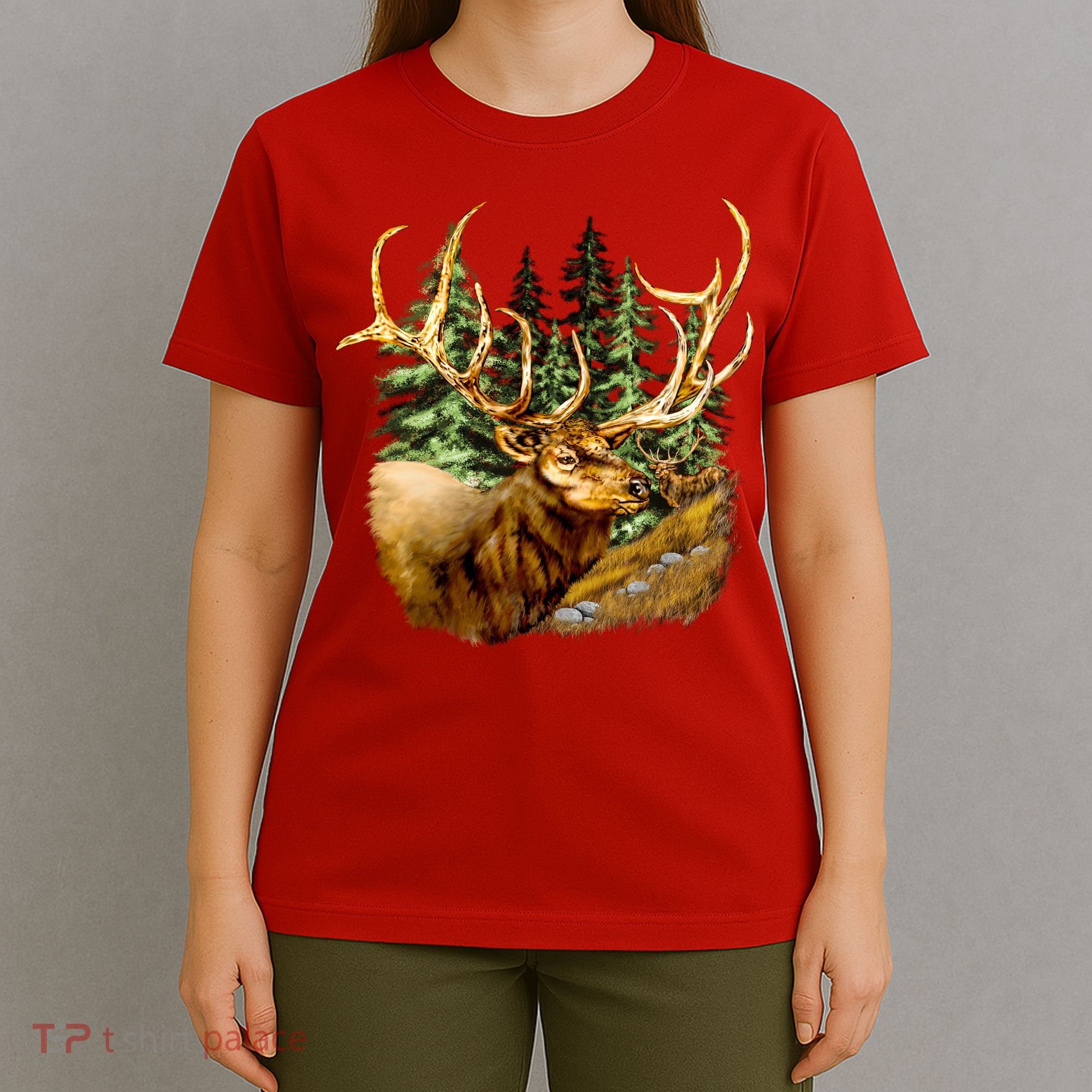 Wildlife - Elk Portrait T-Shirt