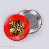 Wildlife - Elk Portrait Button thumb 0