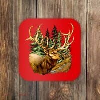 Wildlife - Elk Portrait Coaster thumb 0