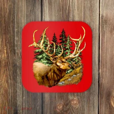 Wildlife - Elk Portrait Coaster