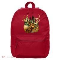 Wildlife - Elk Portrait 16 in Basic Backpack thumb 0