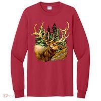 Wildlife - Elk Portrait Tall Long Sleeve Shirt thumb 0