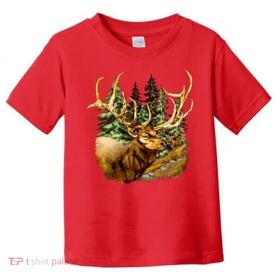 Wildlife - Elk Portrait Toddler T-Shirt