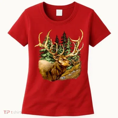 Wildlife - Elk Portrait Women's T-Shirt
