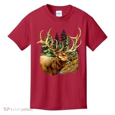 Wildlife - Elk Portrait Kids T-Shirt