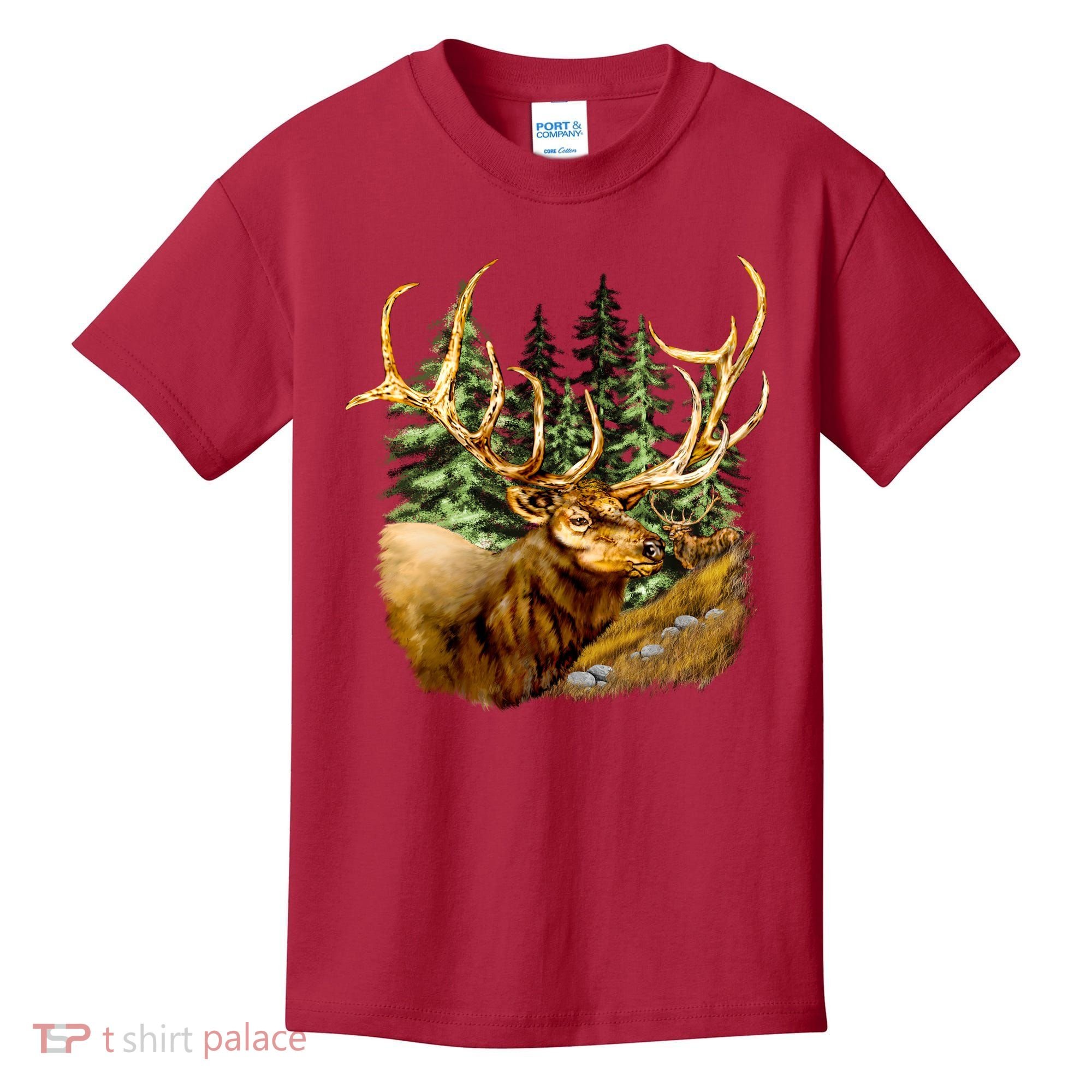 Wildlife - Elk Portrait Kids T-Shirt