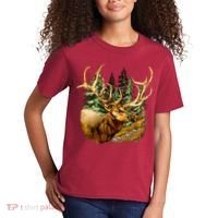 Wildlife - Elk Portrait Kids T-Shirt thumb 2