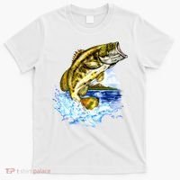 Wildlife - Fish Fishing Large Mouth Bass Portrait T-Shirt thumb 0