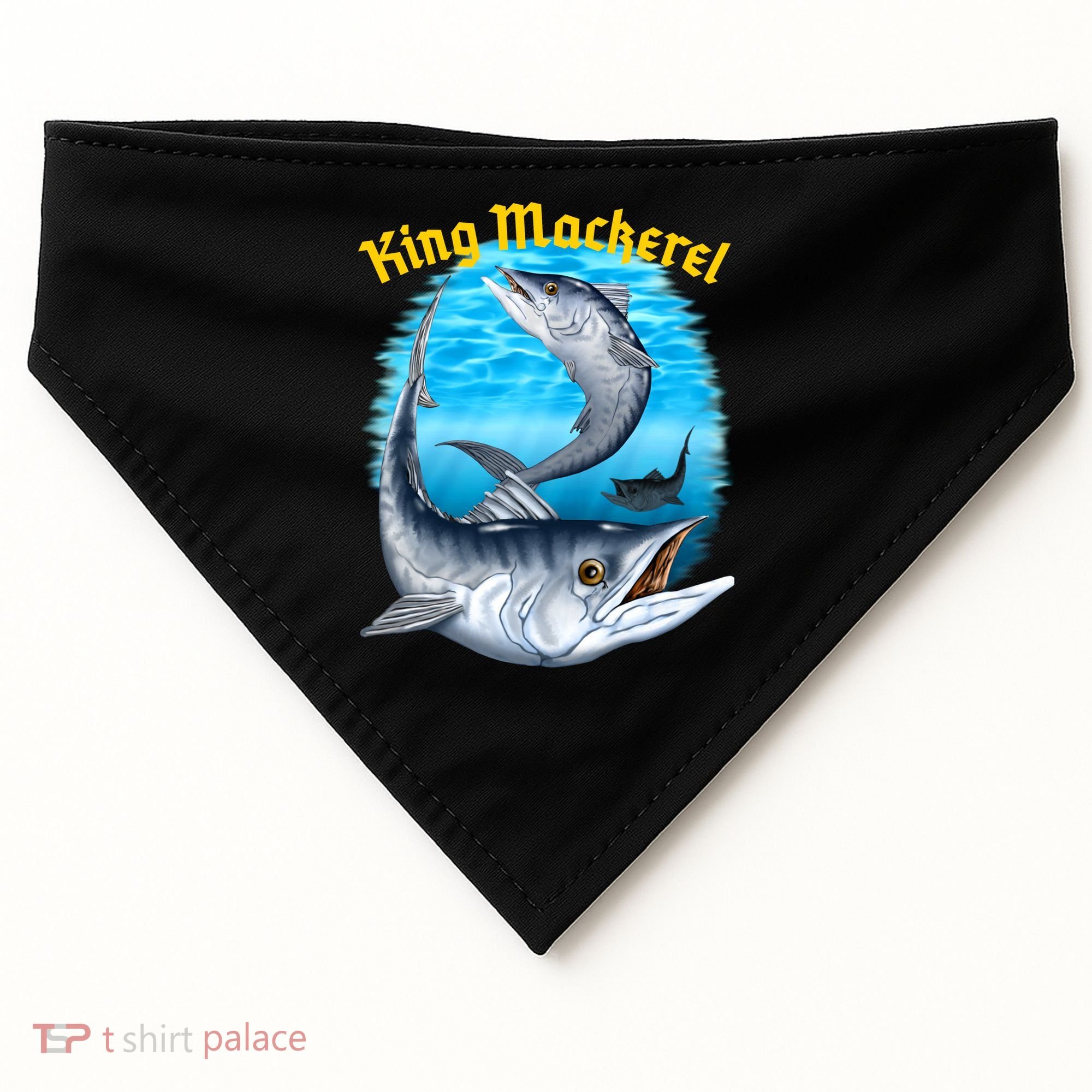 Wildlife - King Mackerel Fish USA-Made Doggie Bandana