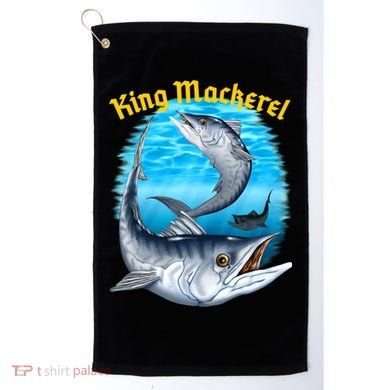 Wildlife - King Mackerel Fish Golf Towel