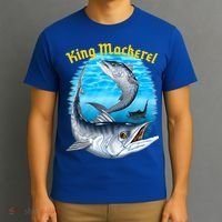 Wildlife - King Mackerel Fish T-Shirt thumb 3
