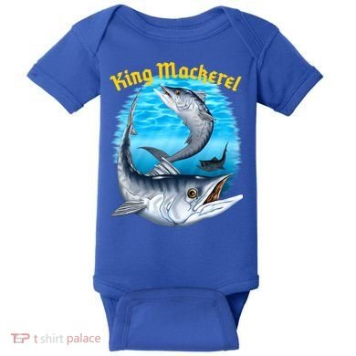 Wildlife - King Mackerel Fish Baby Bodysuit