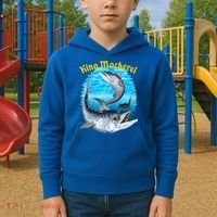 Wildlife - King Mackerel Fish Kids Hoodie thumb 2