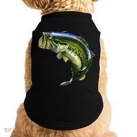 Wildlife - Large Mouth Bass Jumping Doggie Tank thumb 0