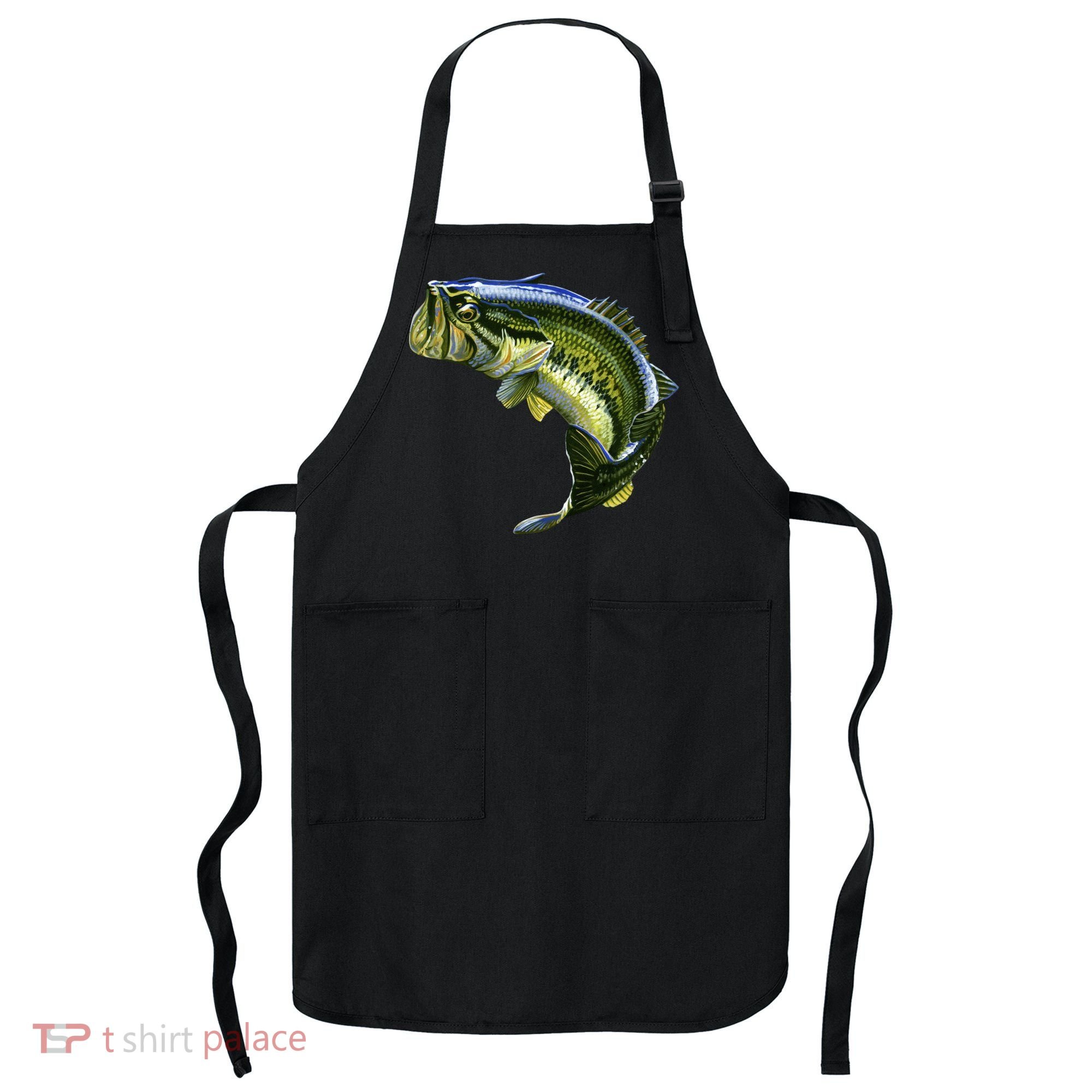 Wildlife - Large Mouth Bass Jumping Apron