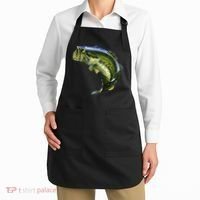 Wildlife - Large Mouth Bass Jumping Apron thumb 2
