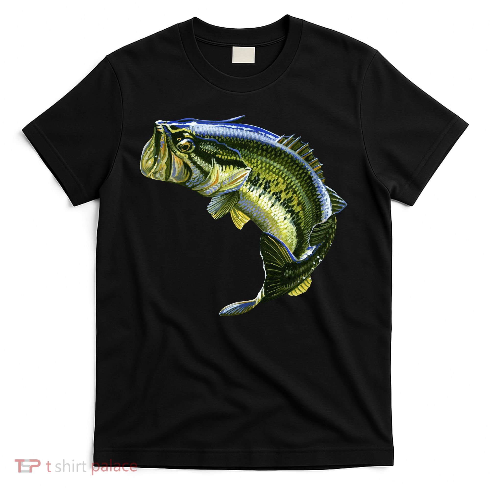 Wildlife - Large Mouth Bass Jumping T-Shirt