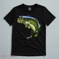 Wildlife - Large Mouth Bass Jumping T-Shirt thumb 5