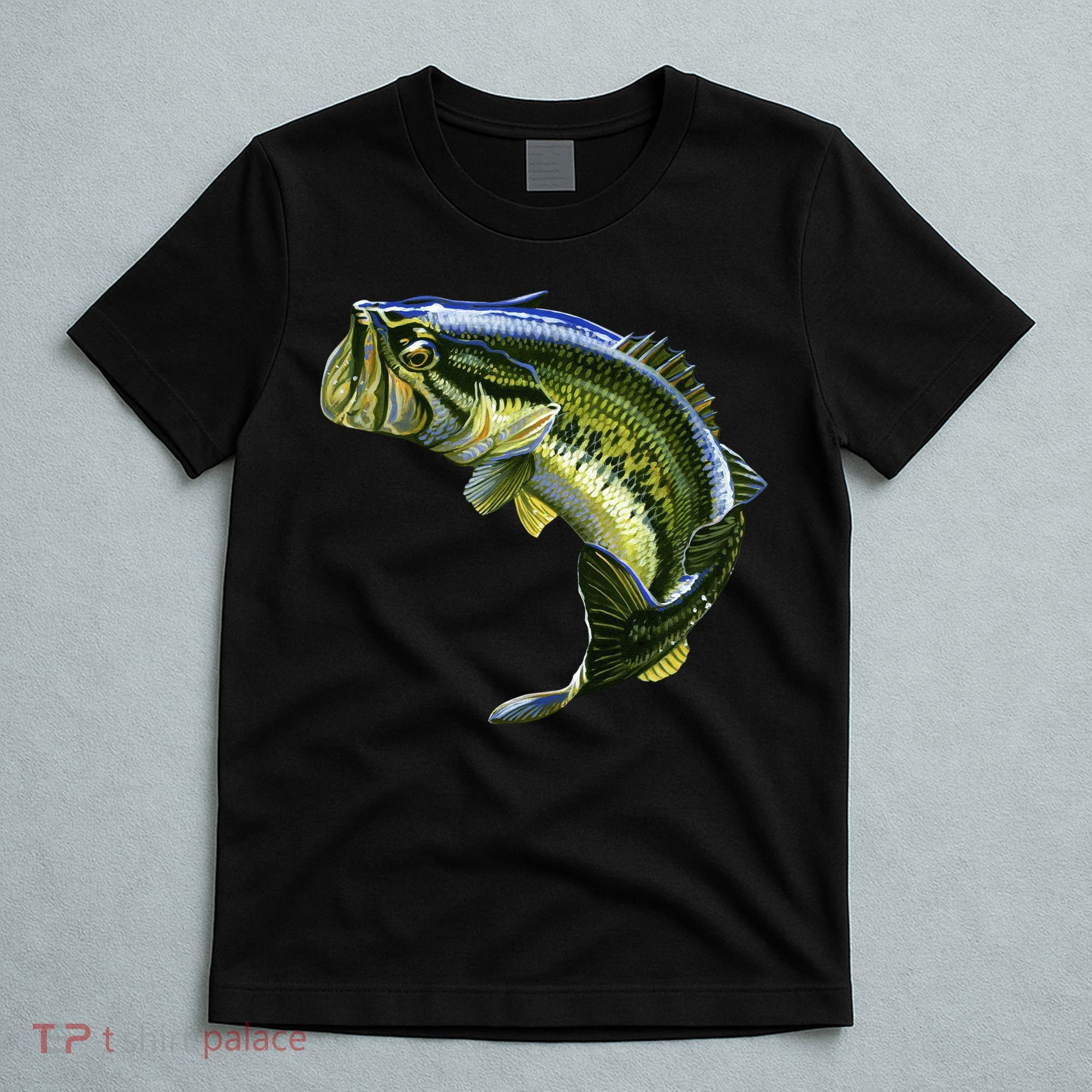 Wildlife - Large Mouth Bass Jumping T-Shirt