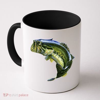 Wildlife - Large Mouth Bass Jumping Coffee Mug