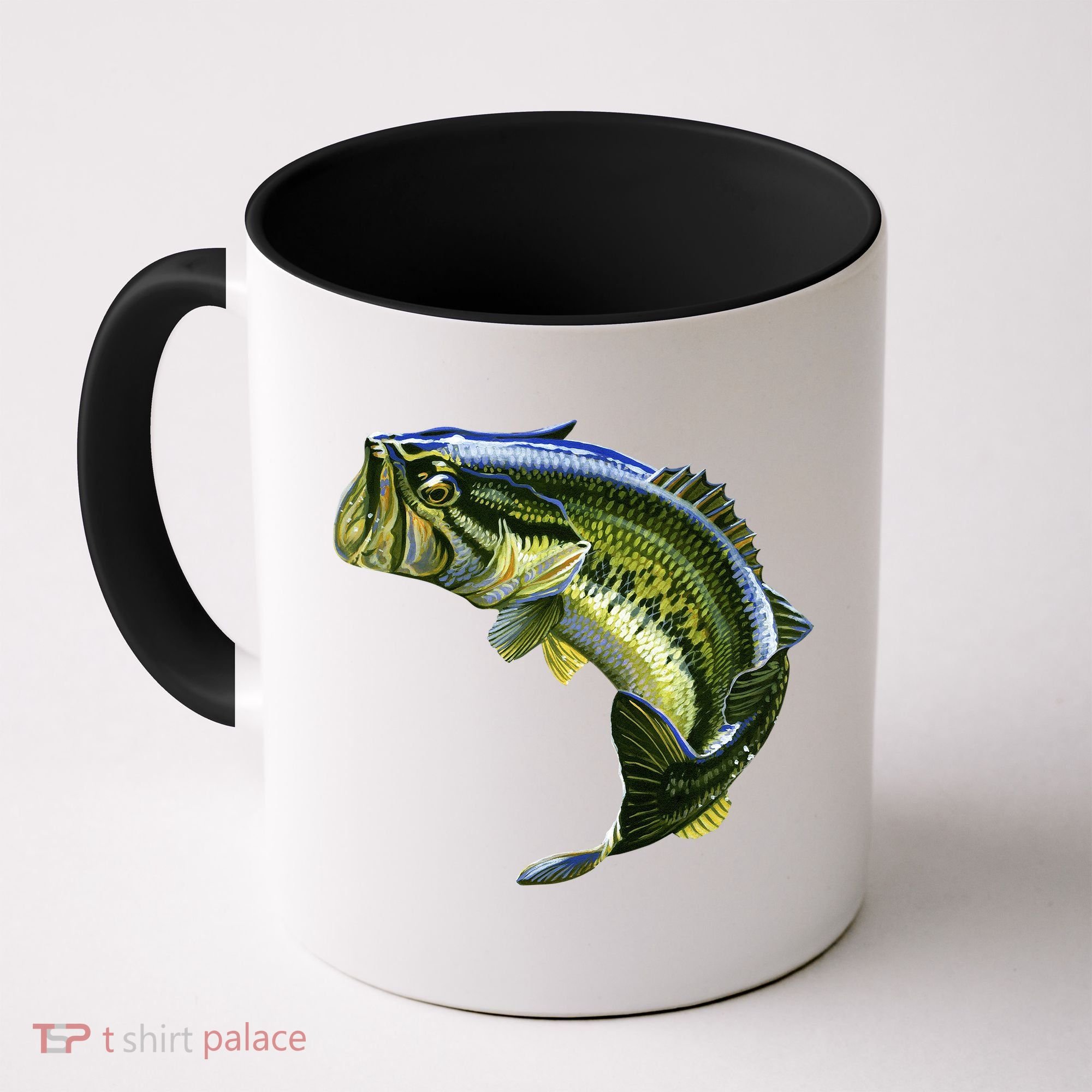 Wildlife - Large Mouth Bass Jumping Coffee Mug