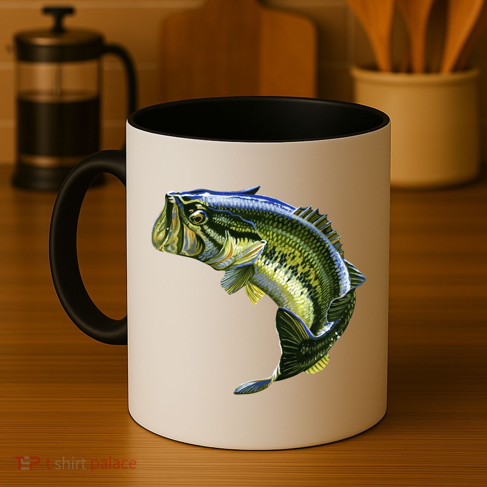Wildlife - Large Mouth Bass Jumping Coffee Mug