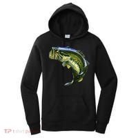 Wildlife - Large Mouth Bass Jumping Women's Hoodie thumb 0
