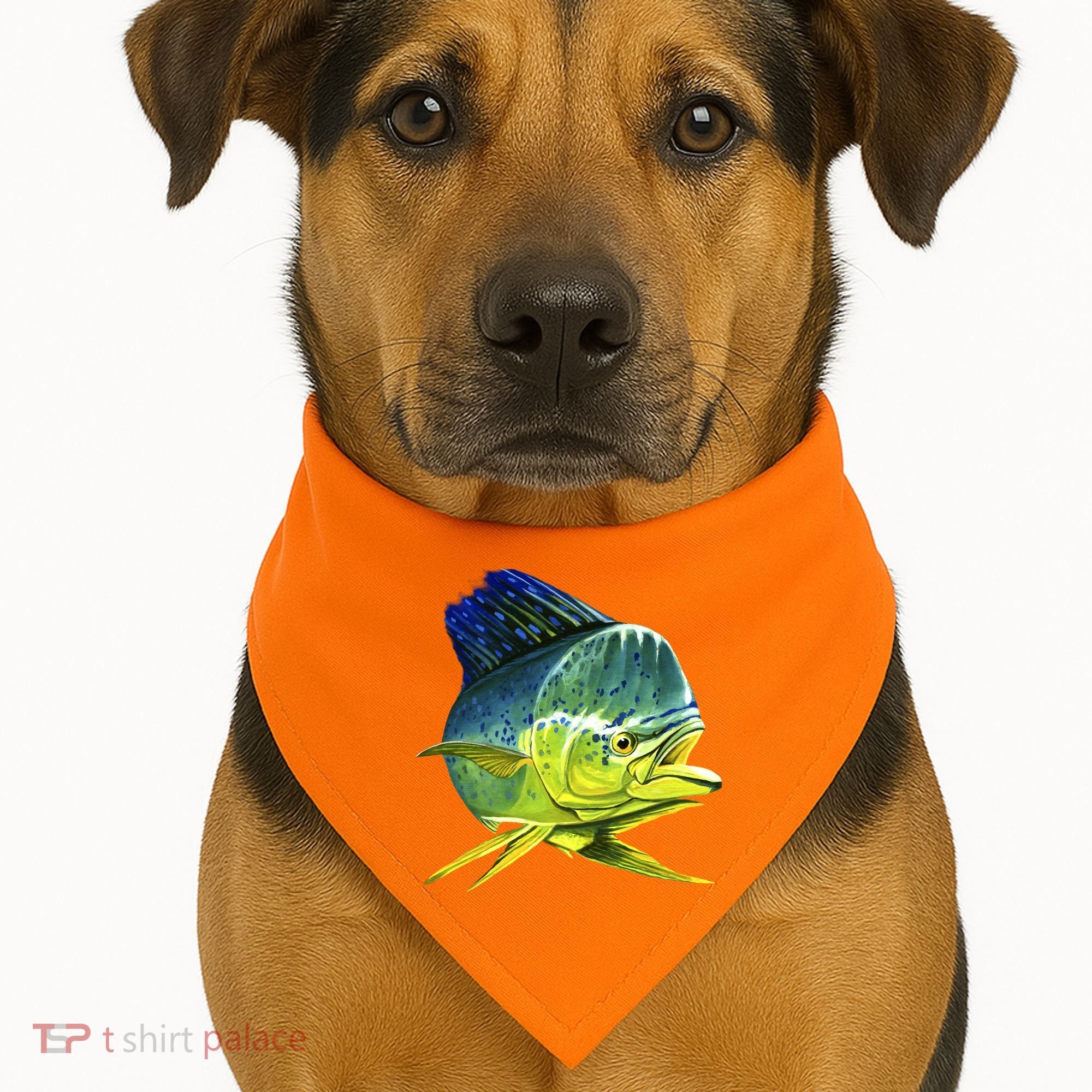 Wildlife - Mahi Mahi USA-Made Doggie Bandana