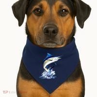 Wildlife - Marlin USA-Made Doggie Bandana thumb 1