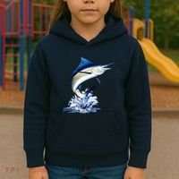 Wildlife - Marlin Kids Hoodie thumb 3