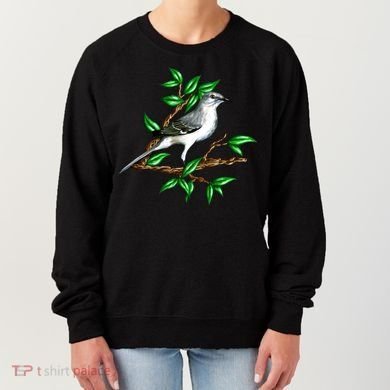 Wildlife - Mockingbird Posing Portrait Women's Sweatshirt