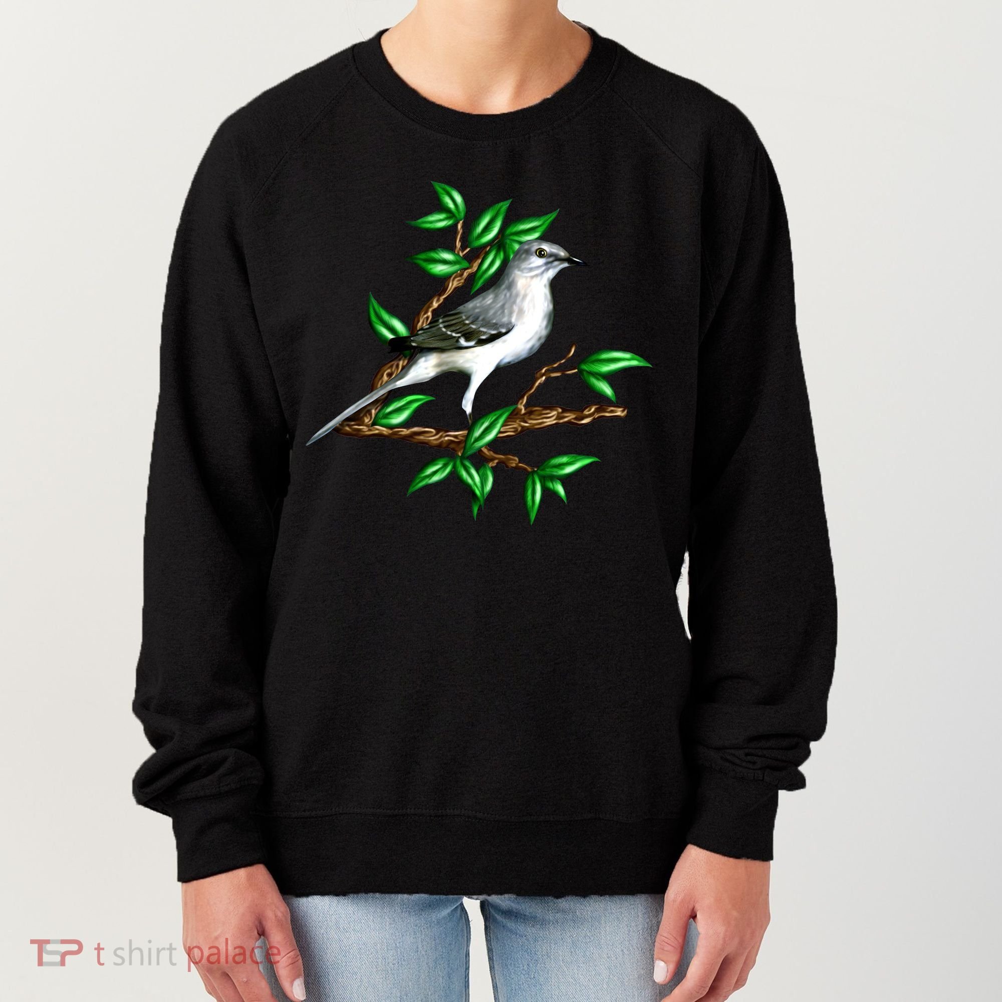 Wildlife - Mockingbird Posing Portrait Women's Sweatshirt