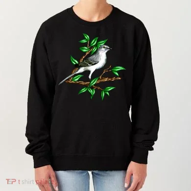 Wildlife - Mockingbird Posing Portrait Women's Sweatshirt