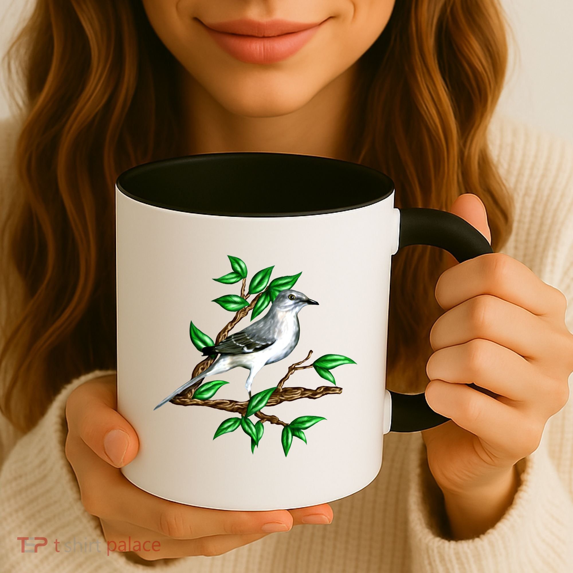 Wildlife - Mockingbird Posing Portrait Coffee Mug